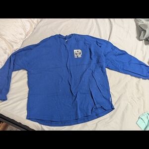 Disney Parks Blue Glitter Spirit Jersey